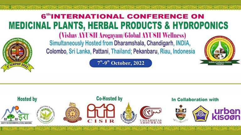 6th International Conference on Medicinal Plants, Herbal Products & Hydroponics