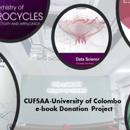 E-book donation to the Science Library by CUFSAA-NA