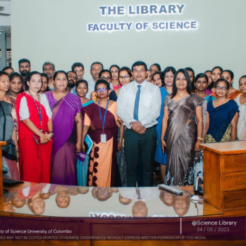A Team from the National Library and Documentation Services Board of Sri Lanka Visits the Science Library of the University of Colombo
