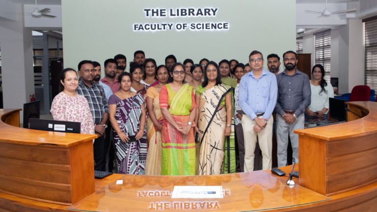 Library Staff of the University of the Visual & Performing Arts (VAPA) visits the Science Library of the University of Colombo