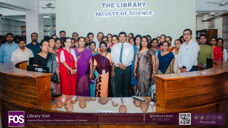 A Team from the National Library and Documentation Services Board of Sri Lanka Visits the Science Library of the University of Colombo