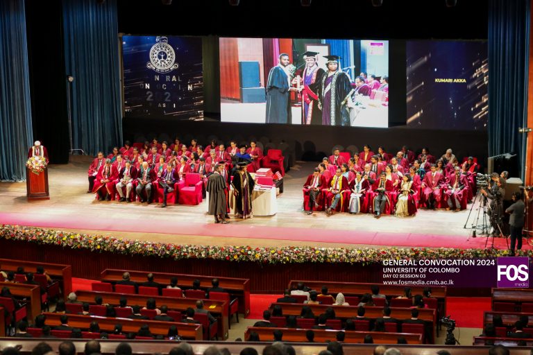 General Convocation 2024 – Faculty of Science, University of Colombo