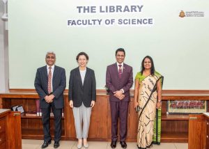 Her Excellency Ms. Miyon Lee, Ambassador of the Republic of Korea to Sri Lanka, Visits theScience Library