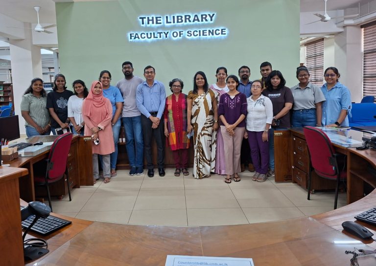 BALIS students of the Open University visited the University of Colombo Library