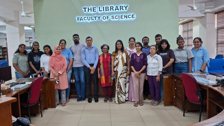 BALIS students of the Open University visited the University of Colombo Library