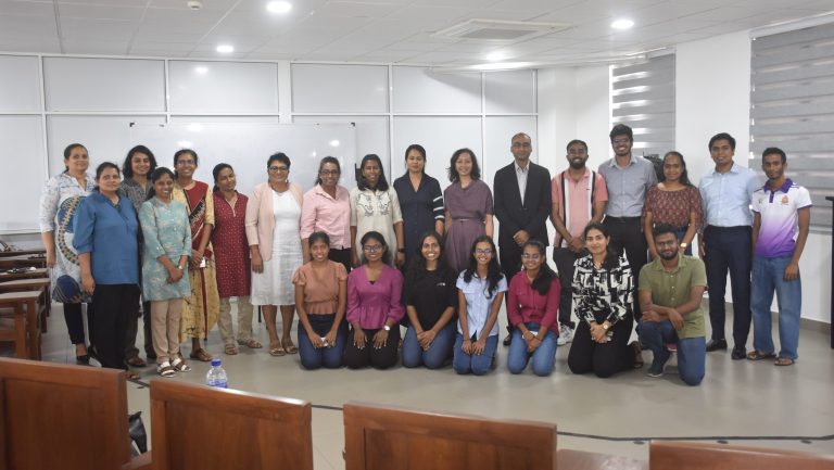 Visit of IFoA dignitaries to the University of Colombo