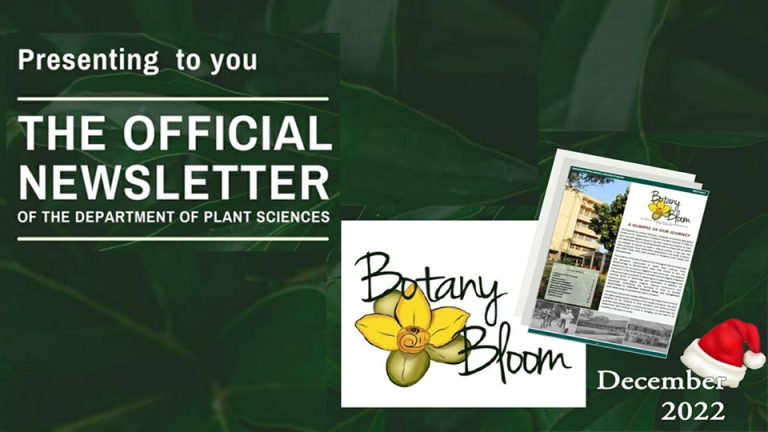 BOTANY BLOOM – DECEMBER ISSUE