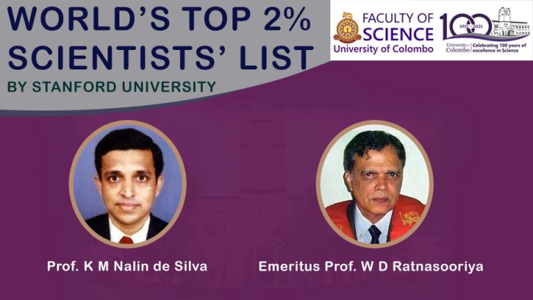 Two researchers from the Faculty of Science are among the World’s Top 2% Scientists