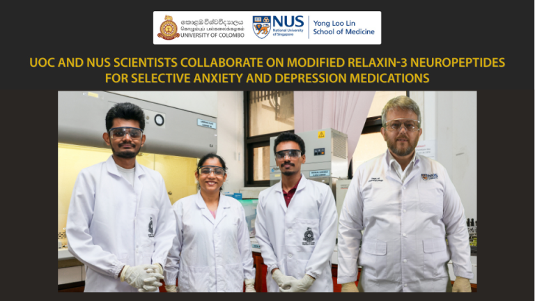 Breaking Boundaries: UOC and NUS Scientists Collaborate on Modified Relaxin-3 Neuropeptides for Selective Anxiety and Depression Medications
